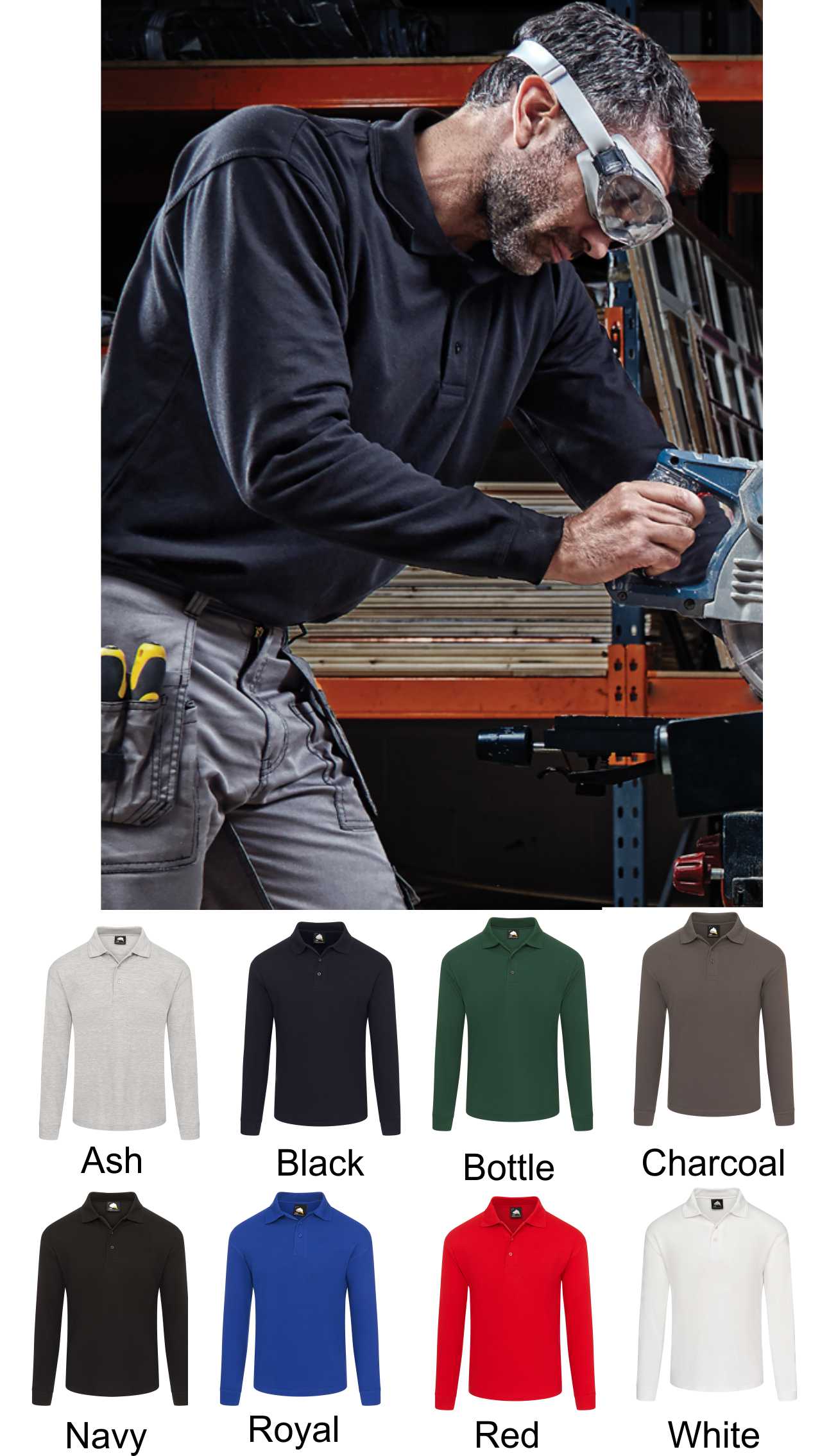 Orn 1170 Weaver Long Sleeve Polo  Orn 1170 Weaver Long Sleeve Polo